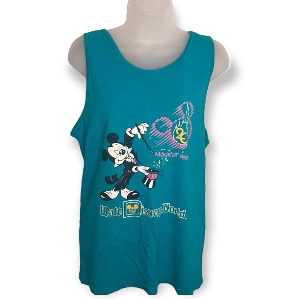 Walt Disney World 20th Anniversary Vintage 1991 Tank Top sz M RARE